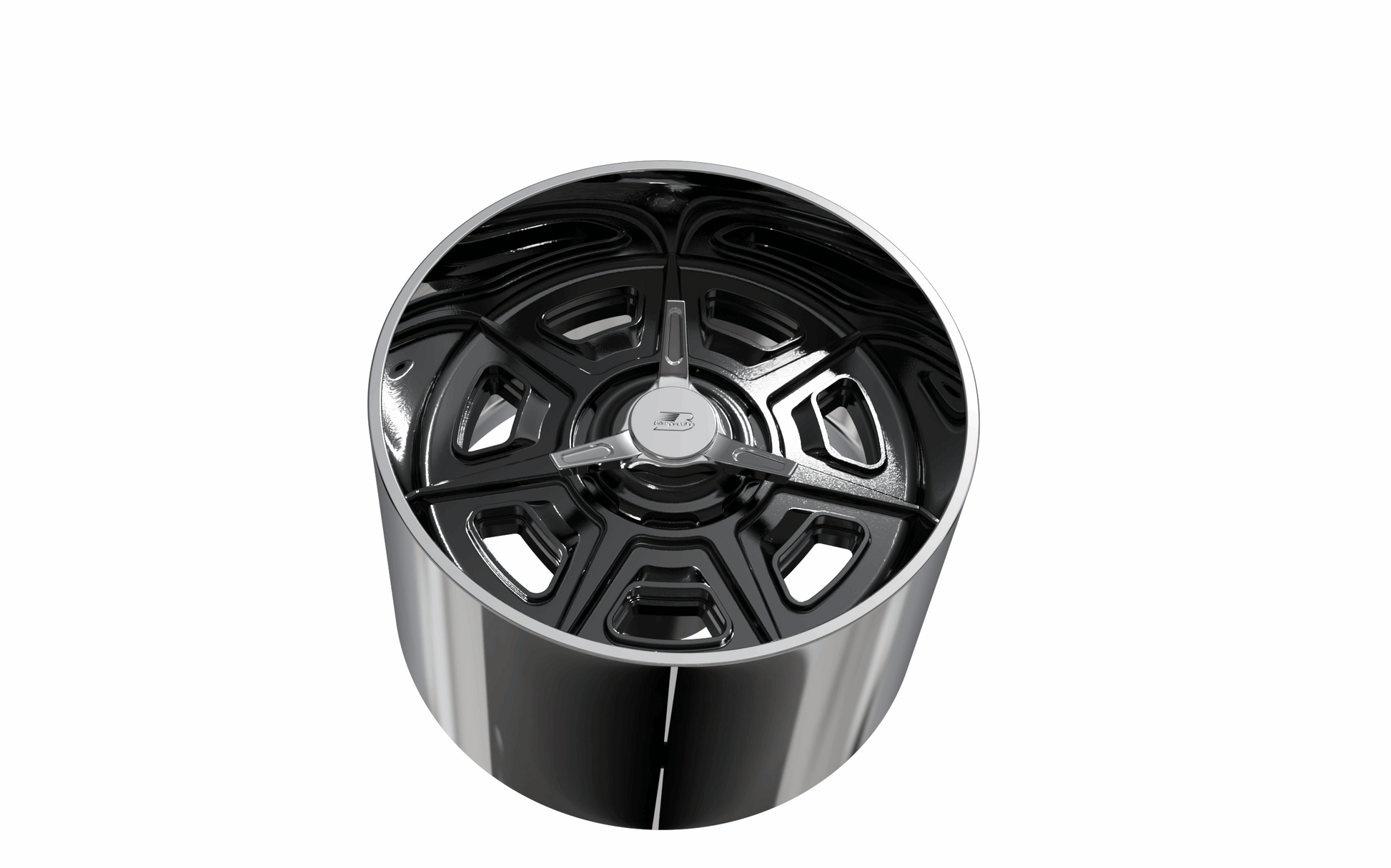 STL FILE BILLET SPECIALTIES PALMDALE V1 wheel 3D MODEL - ARTISTIT