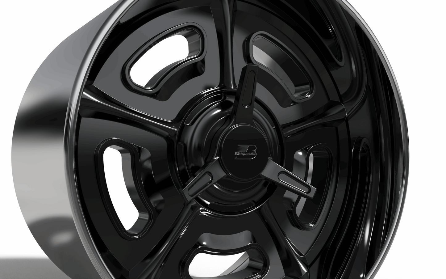 STL FILE BILLET SPECIALTIES PALMDALE V2 wheel 3D MODEL - ARTISTIT