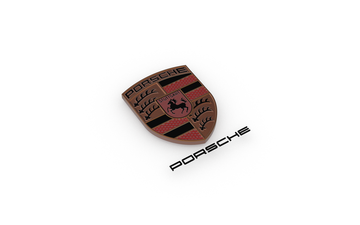 STL FILE Porsche LOGO 3D MODEL - ARTISTIT
