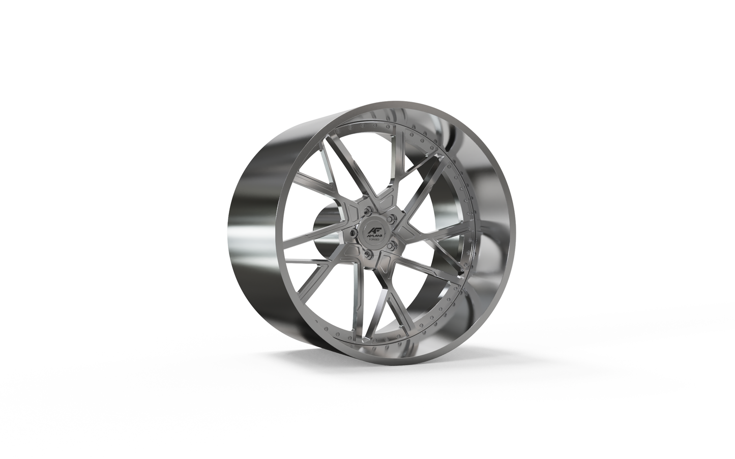 STL FILE AMANI FORGED Pura ORIGINAL WHEEL 3D MODEL - ARTISTIT