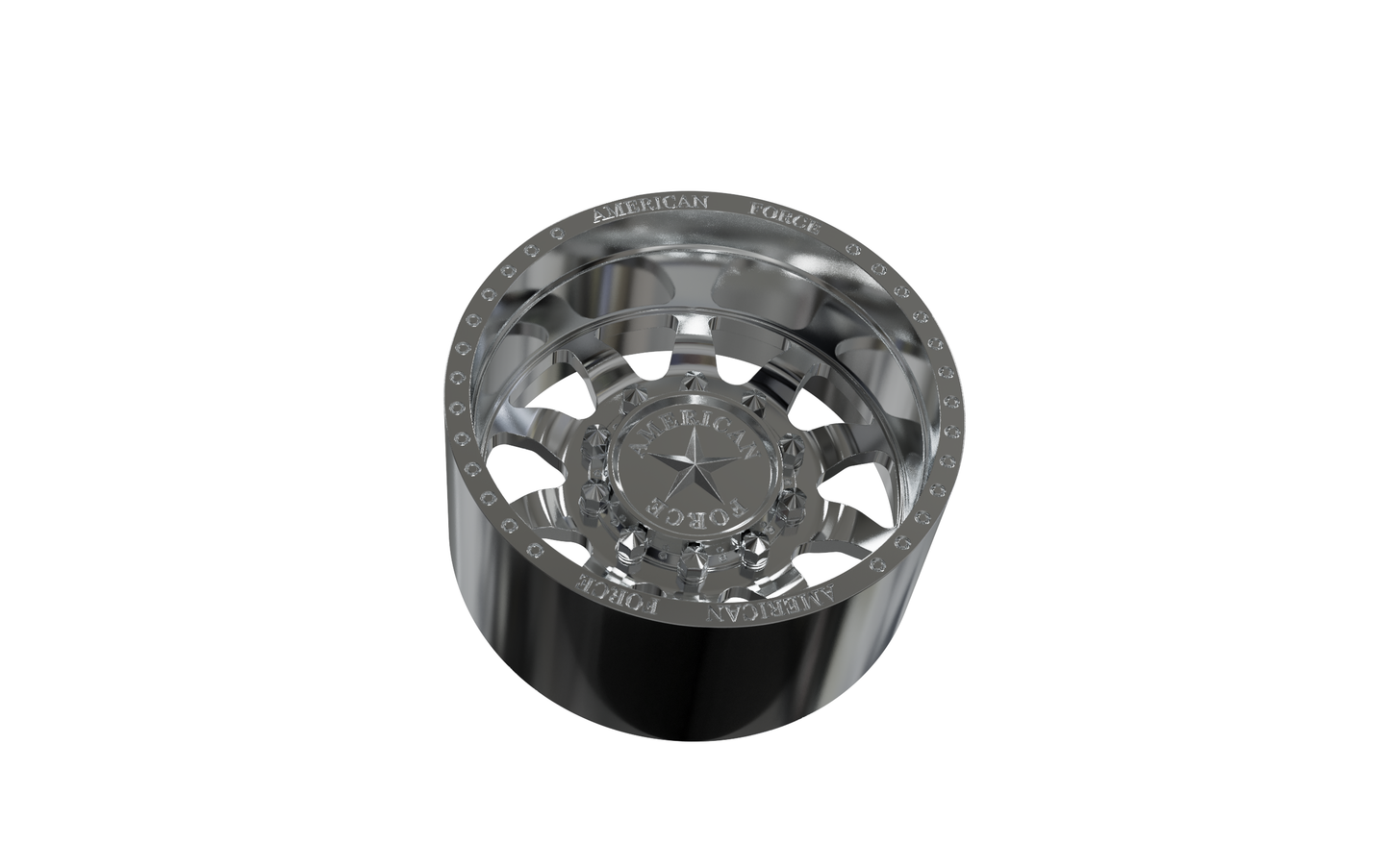 STL FILE REAR AMERICAN FORCE 11 INDEPENDENCE DRW WHEEL 3D MODEL - ARTISTIT