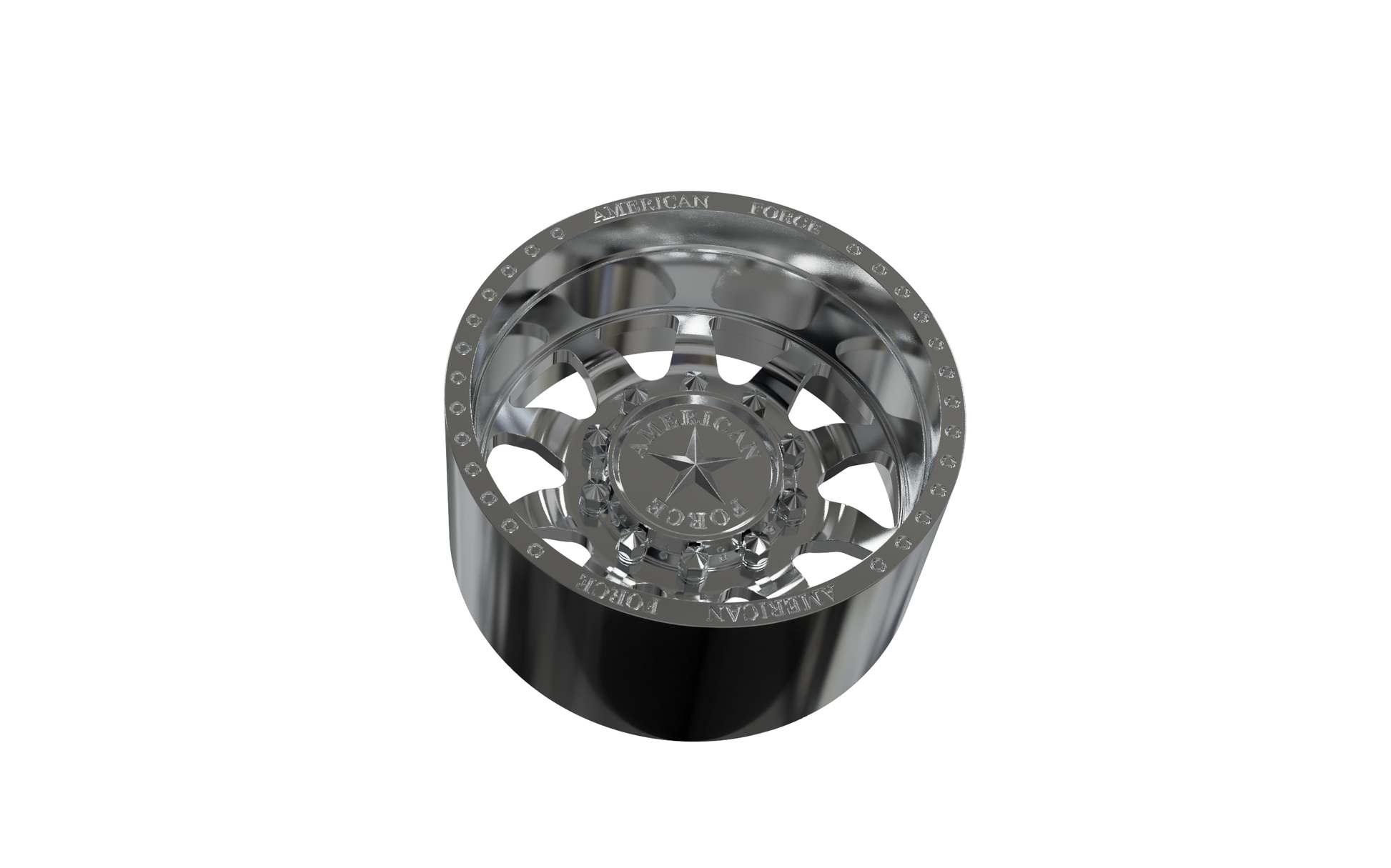 STL FILE REAR AMERICAN FORCE 11 INDEPENDENCE DRW WHEEL 3D MODEL - ARTISTIT