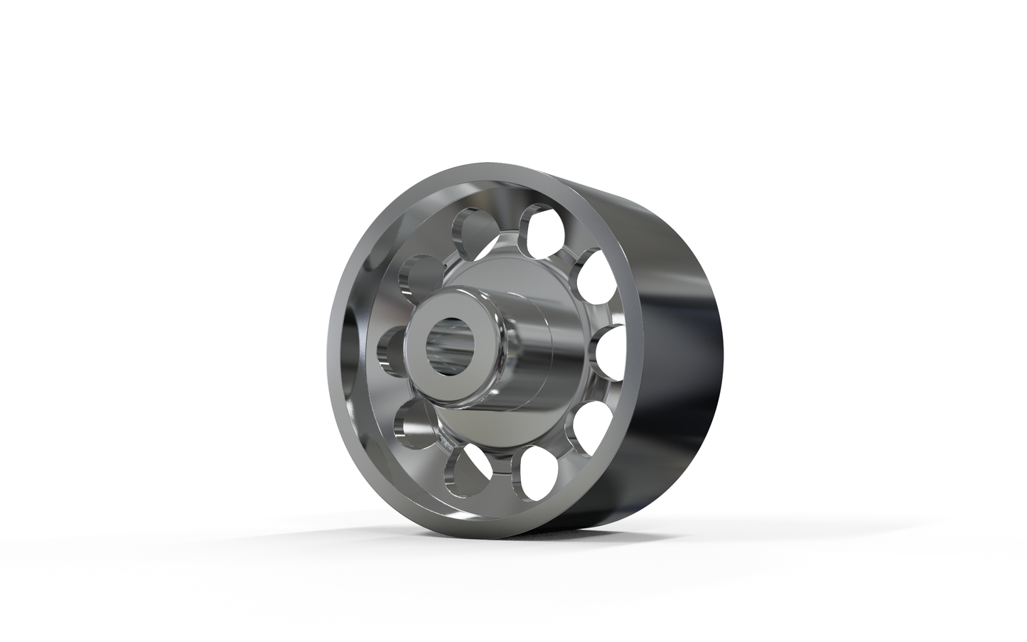 STL FILE REAR AMERICAN FORCE 5 HOLES DRW WHEEL 3D MODEL - ARTISTIT