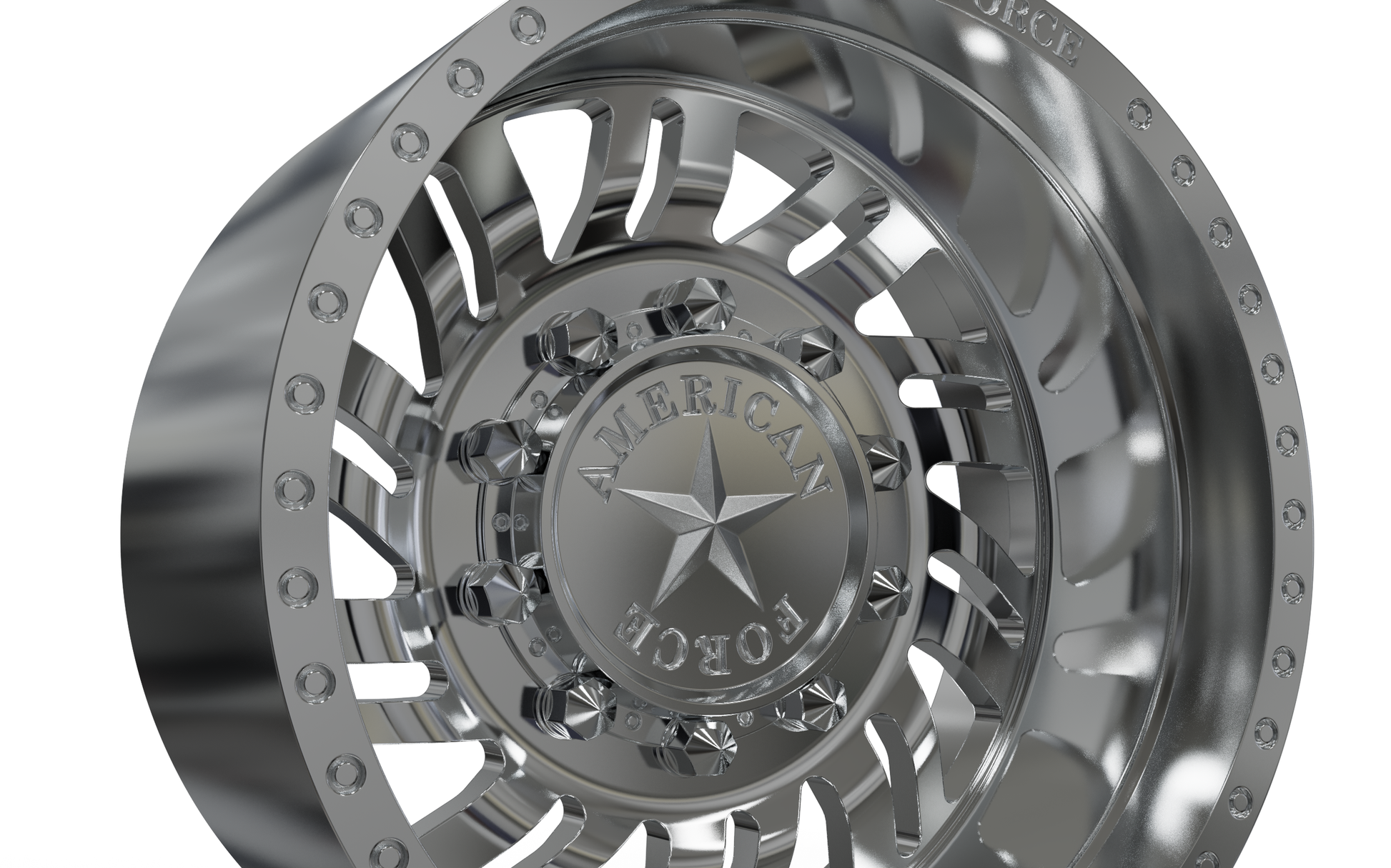 STL FILE REAR AMERICAN FORCE 70 SHIFT DRW WHEEL 3D MODEL - ARTISTIT