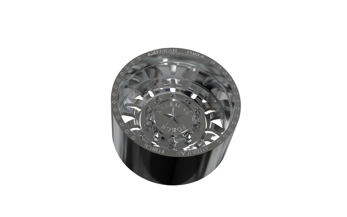 STL FILE REAR AMERICAN FORCE 9 LIBERTY DRW WHEEL 3D MODEL - ARTISTIT