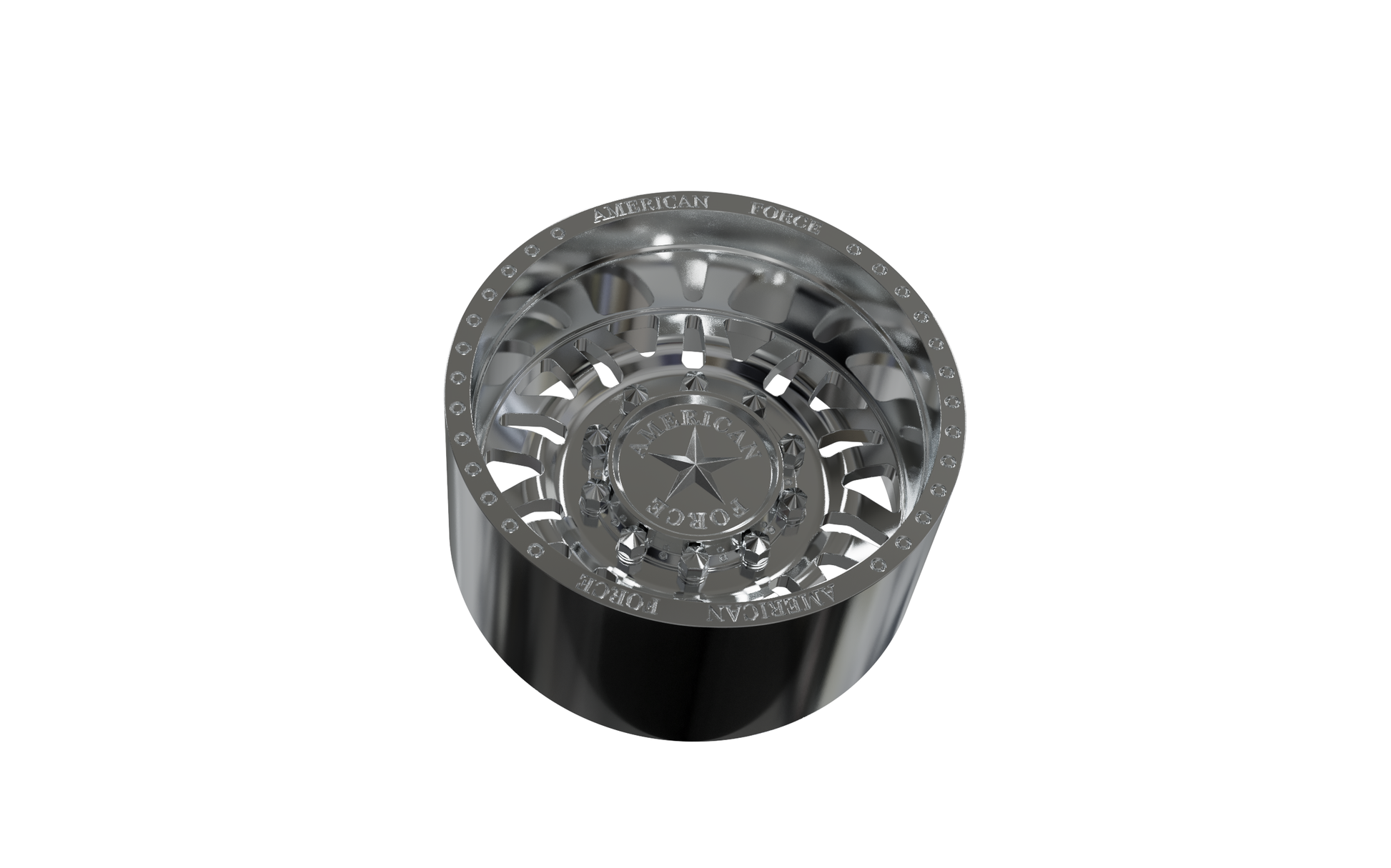 STL FILE REAR AMERICAN FORCE 9 LIBERTY DRW WHEEL 3D MODEL - ARTISTIT