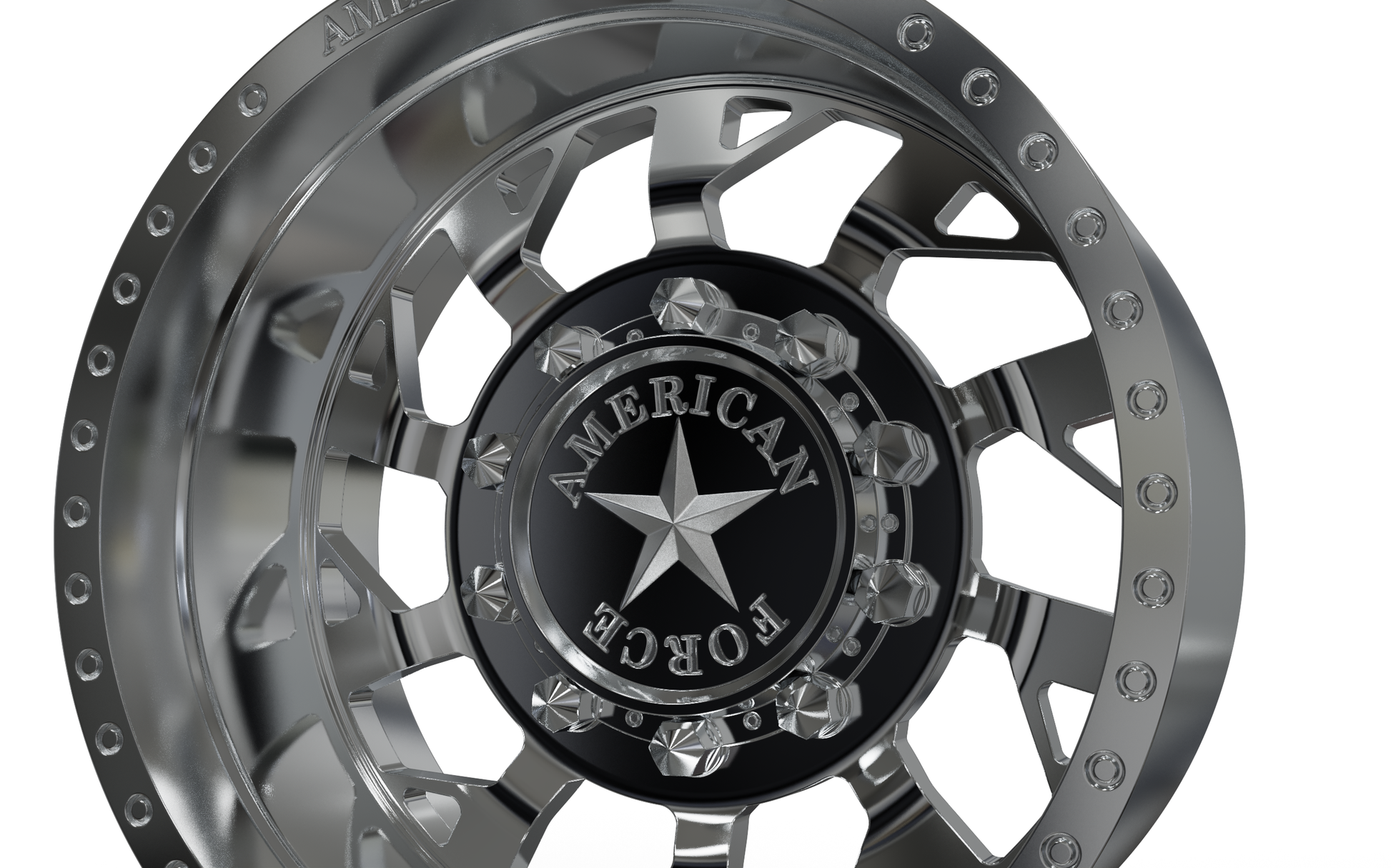 STL FILE REAR AMERICAN FORCE D04 MAN O'WAR DRW WHEEL 3D MODEL - ARTISTIT