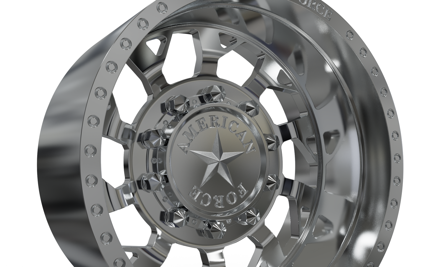 STL FILE REAR AMERICAN FORCE D04 MAN O'WAR DRW WHEEL 3D MODEL - ARTISTIT