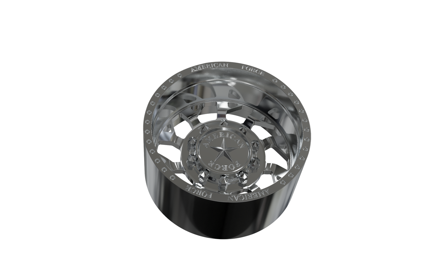 STL FILE REAR AMERICAN FORCE D04 MAN O'WAR DRW WHEEL 3D MODEL - ARTISTIT