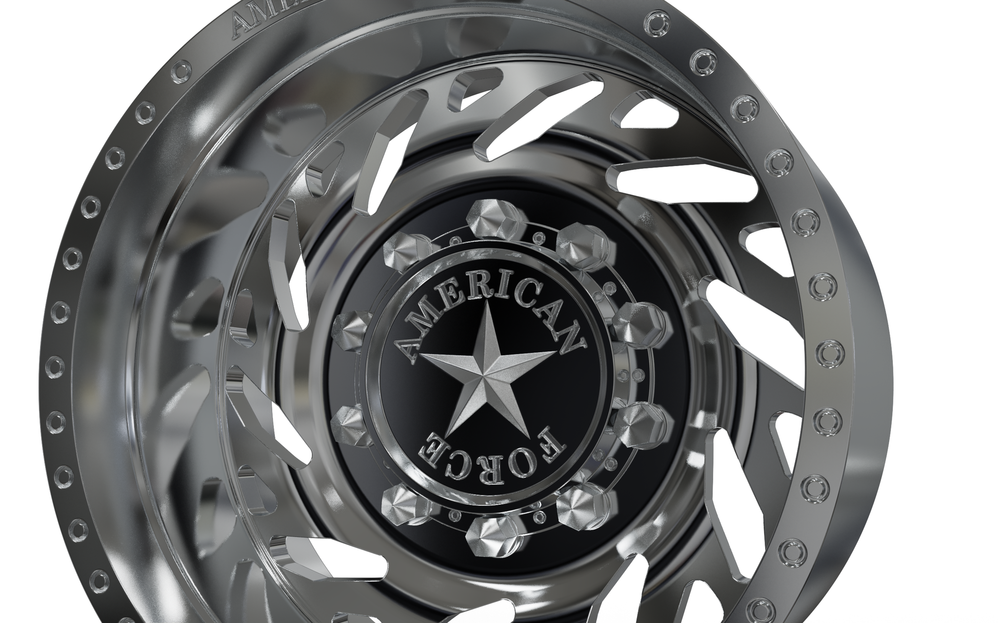 STL FILE REAR AMERICAN FORCE F07 TREK DRW WHEEL 3D MODEL - ARTISTIT