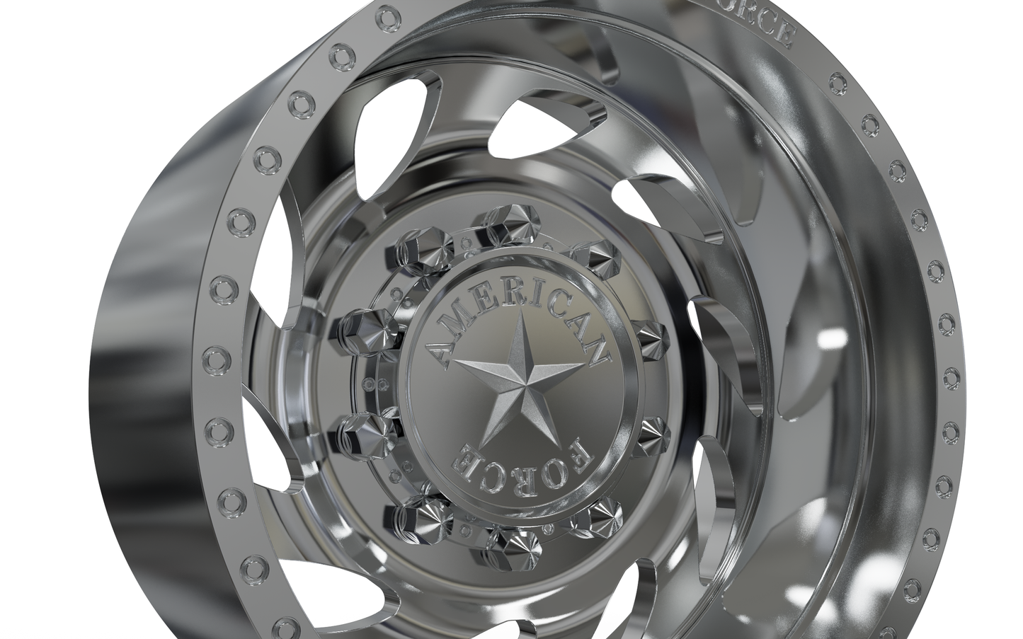 STL FILE REAR AMERICAN FORCE F08 FLOW DRW WHEEL 3D MODEL - ARTISTIT