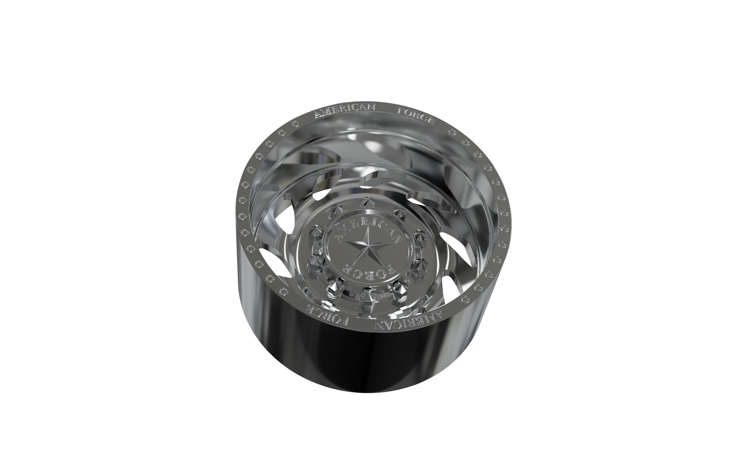 STL FILE REAR AMERICAN FORCE F08 FLOW DRW WHEEL 3D MODEL - ARTISTIT