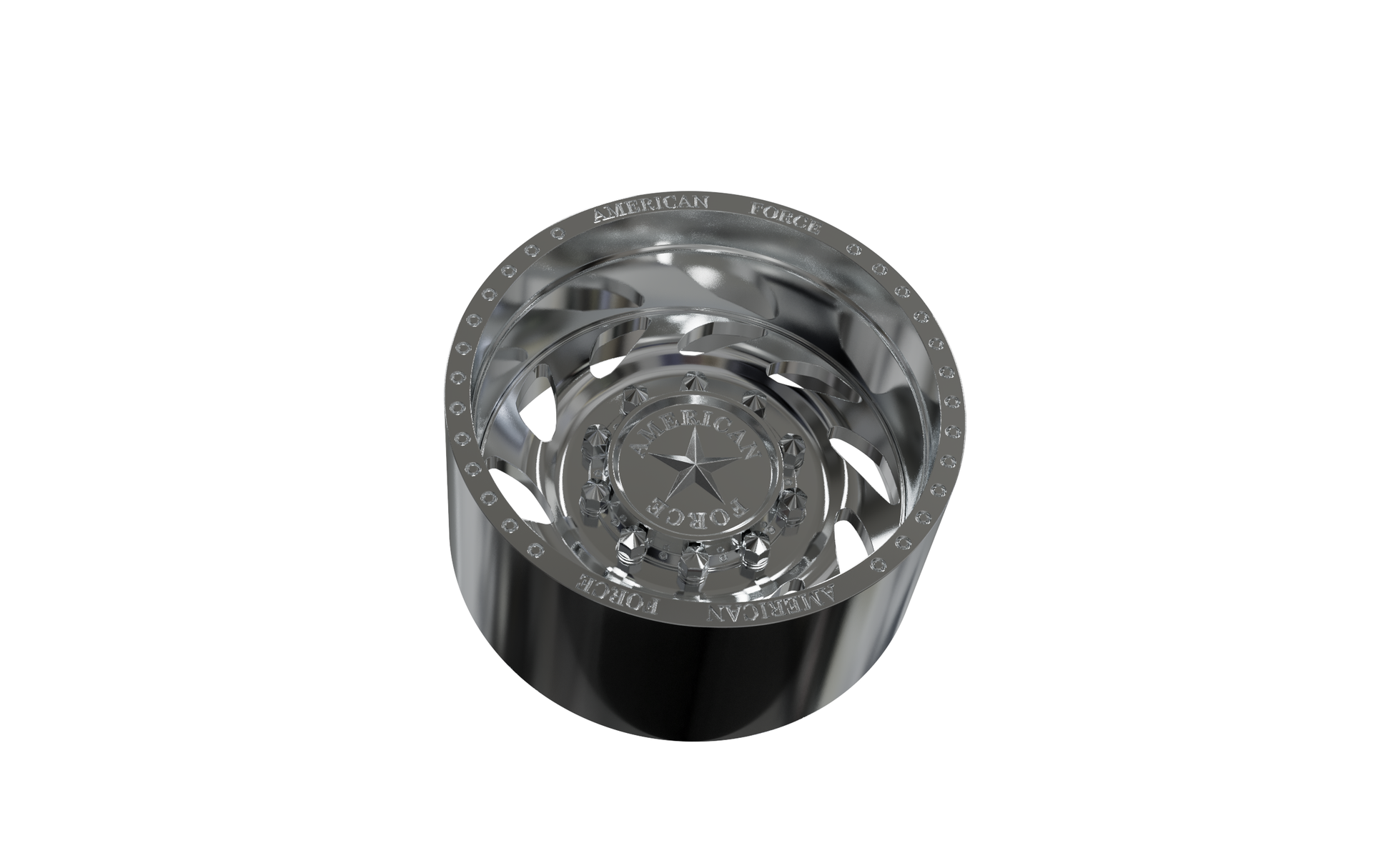 STL FILE REAR AMERICAN FORCE F08 FLOW DRW WHEEL 3D MODEL - ARTISTIT