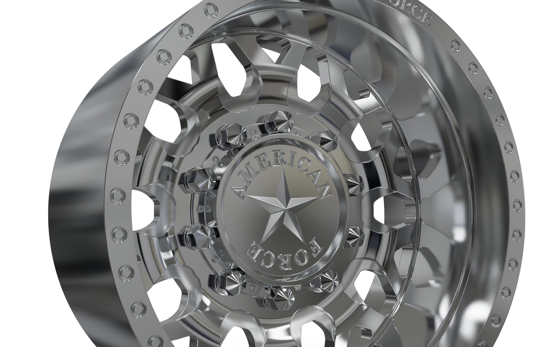 STL FILE REAR AMERICAN FORCE F91 QUAKE DRW WHEEL 3D MODEL - ARTISTIT