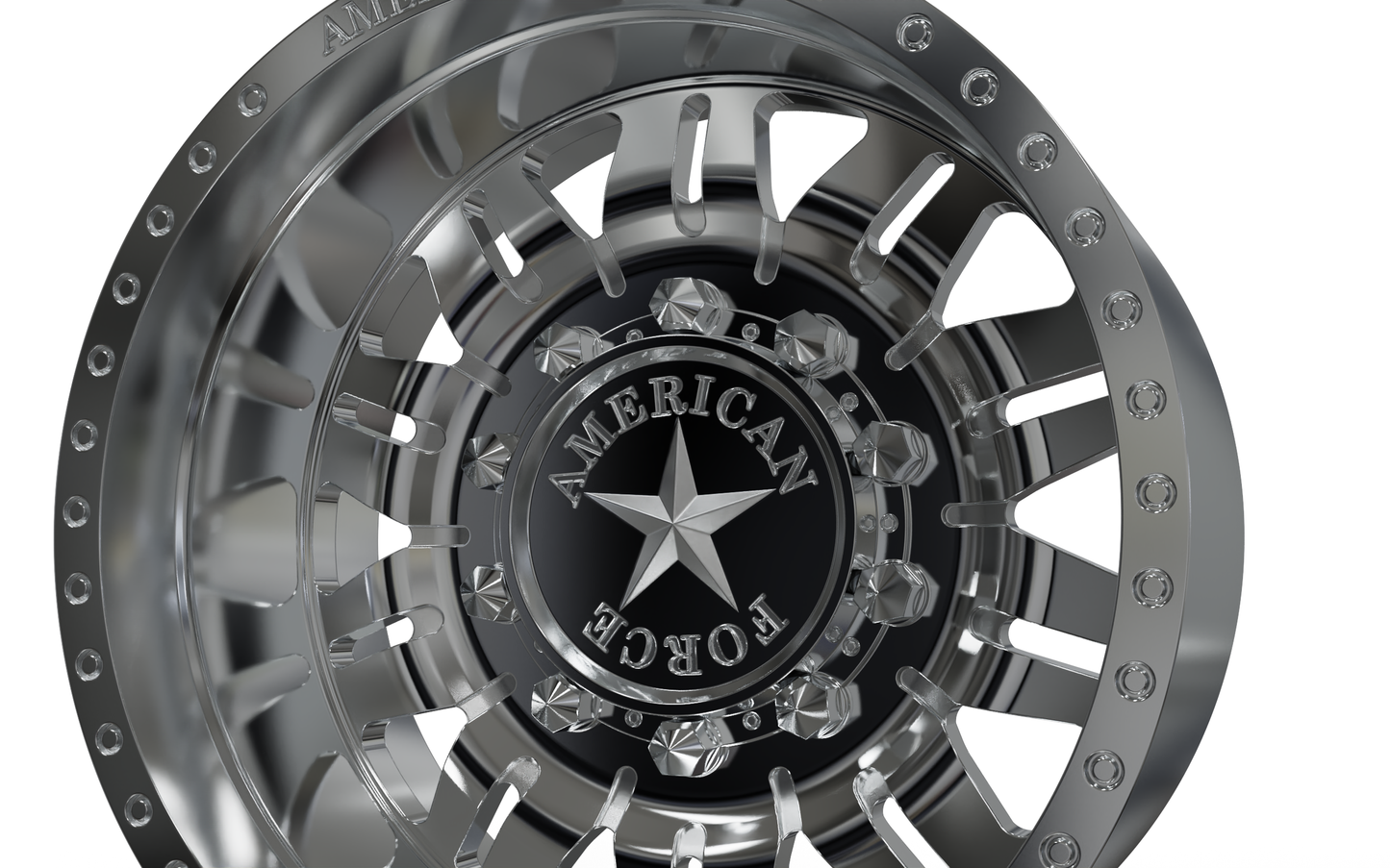 STL FILE REAR AMERICAN FORCE F93 OMEN DRW WHEEL 3D MODEL - ARTISTIT