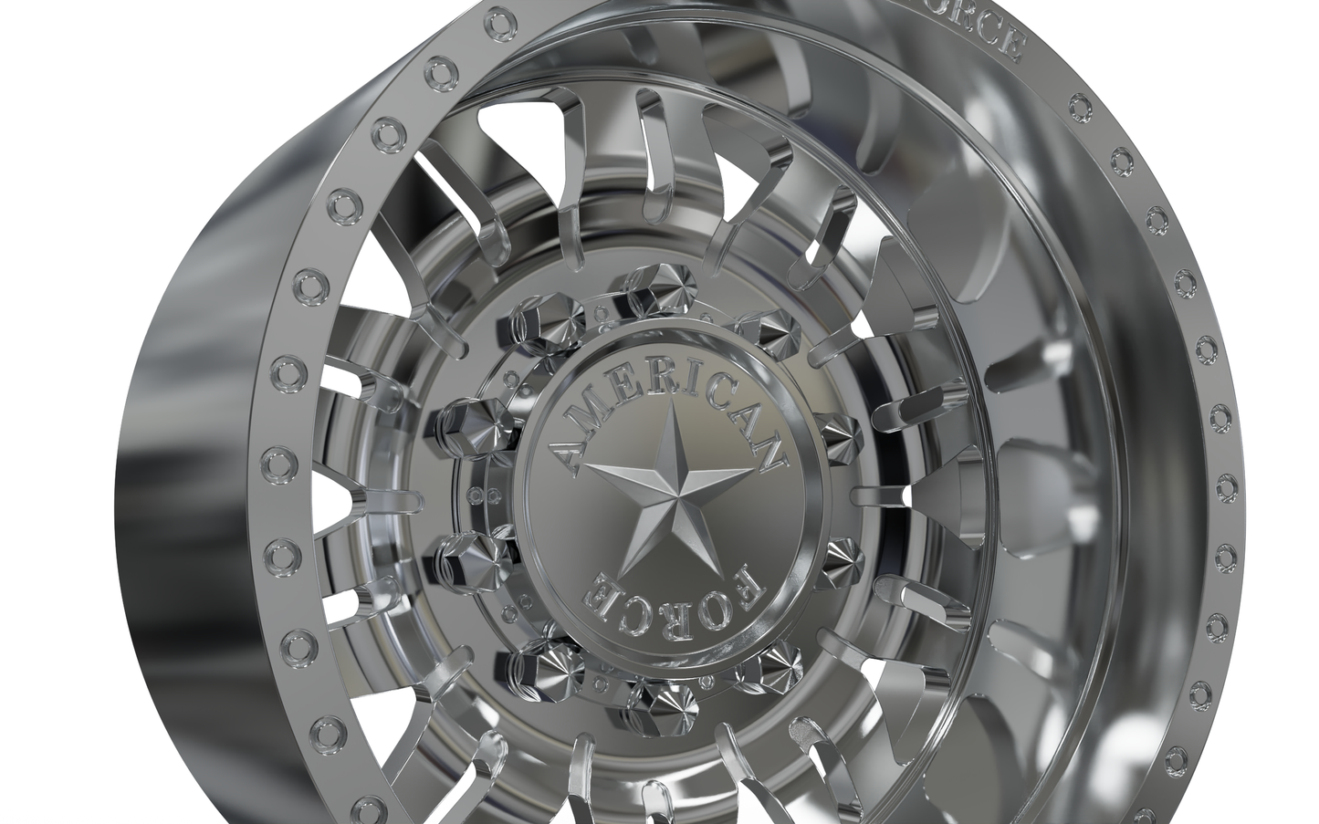 STL FILE REAR AMERICAN FORCE F93 OMEN DRW WHEEL 3D MODEL - ARTISTIT