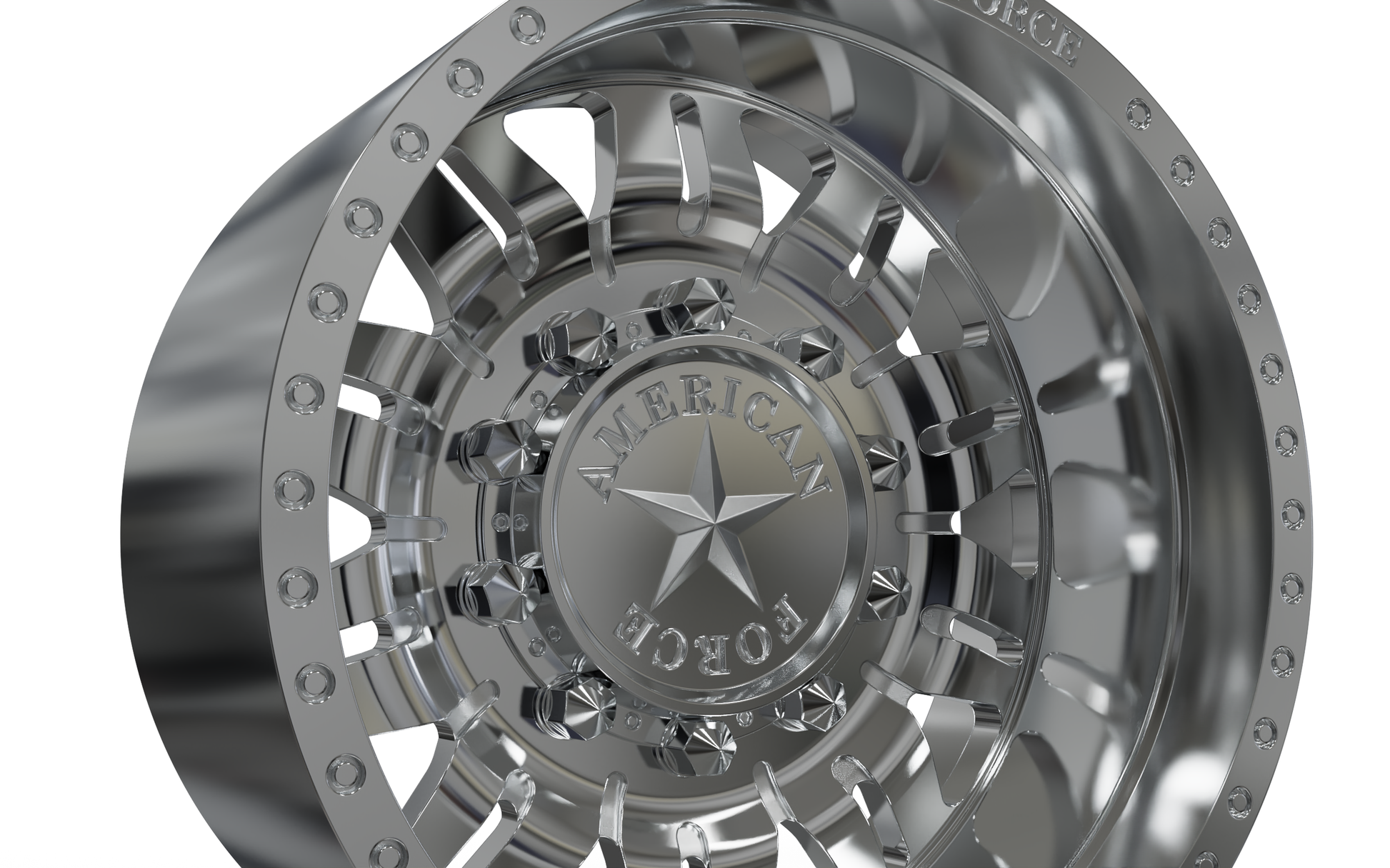 STL FILE REAR AMERICAN FORCE F93 OMEN DRW WHEEL 3D MODEL - ARTISTIT