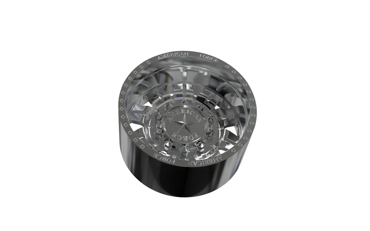STL FILE REAR AMERICAN FORCE F93 OMEN DRW WHEEL 3D MODEL - ARTISTIT