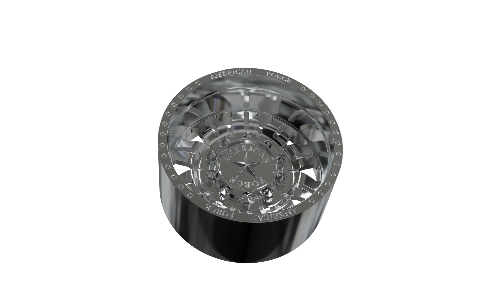STL FILE REAR AMERICAN FORCE F93 OMEN DRW WHEEL 3D MODEL - ARTISTIT
