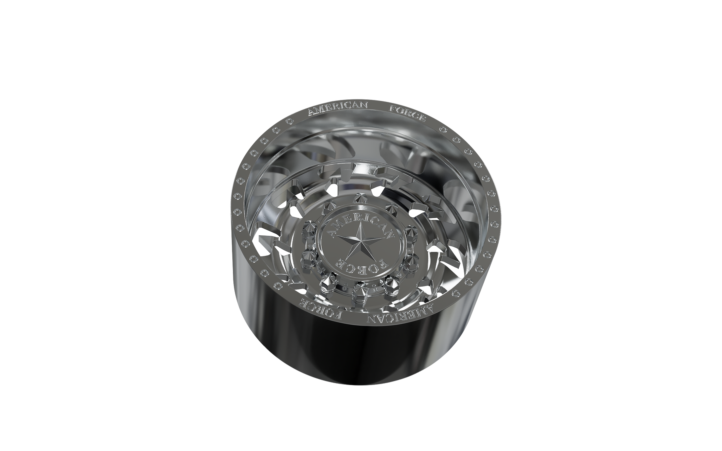 STL FILE REAR AMERICAN FORCE G14 SIDEWAYS DRW WHEEL 3D MODEL - ARTISTIT