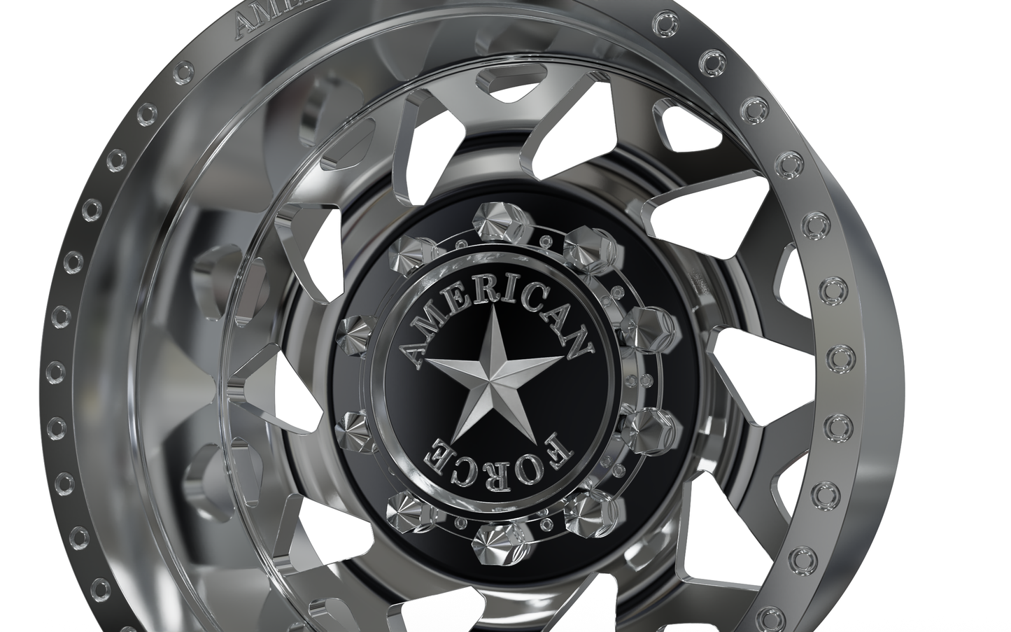 STL FILE REAR AMERICAN FORCE H01 CONTRA DRW WHEEL 3D MODEL - ARTISTIT