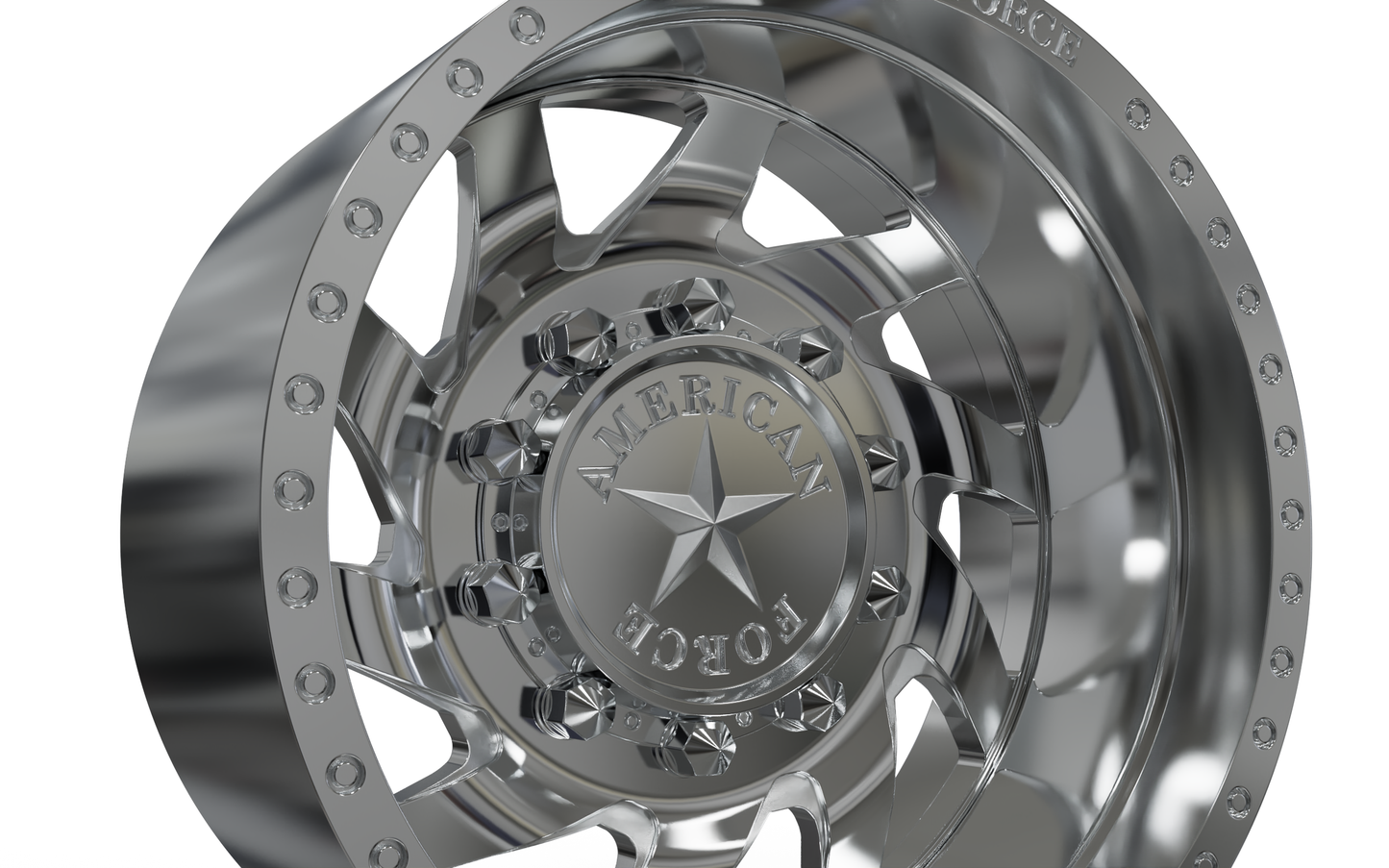 STL FILE REAR AMERICAN FORCE H90 TEMPEST DRW WHEEL 3D MODEL - ARTISTIT