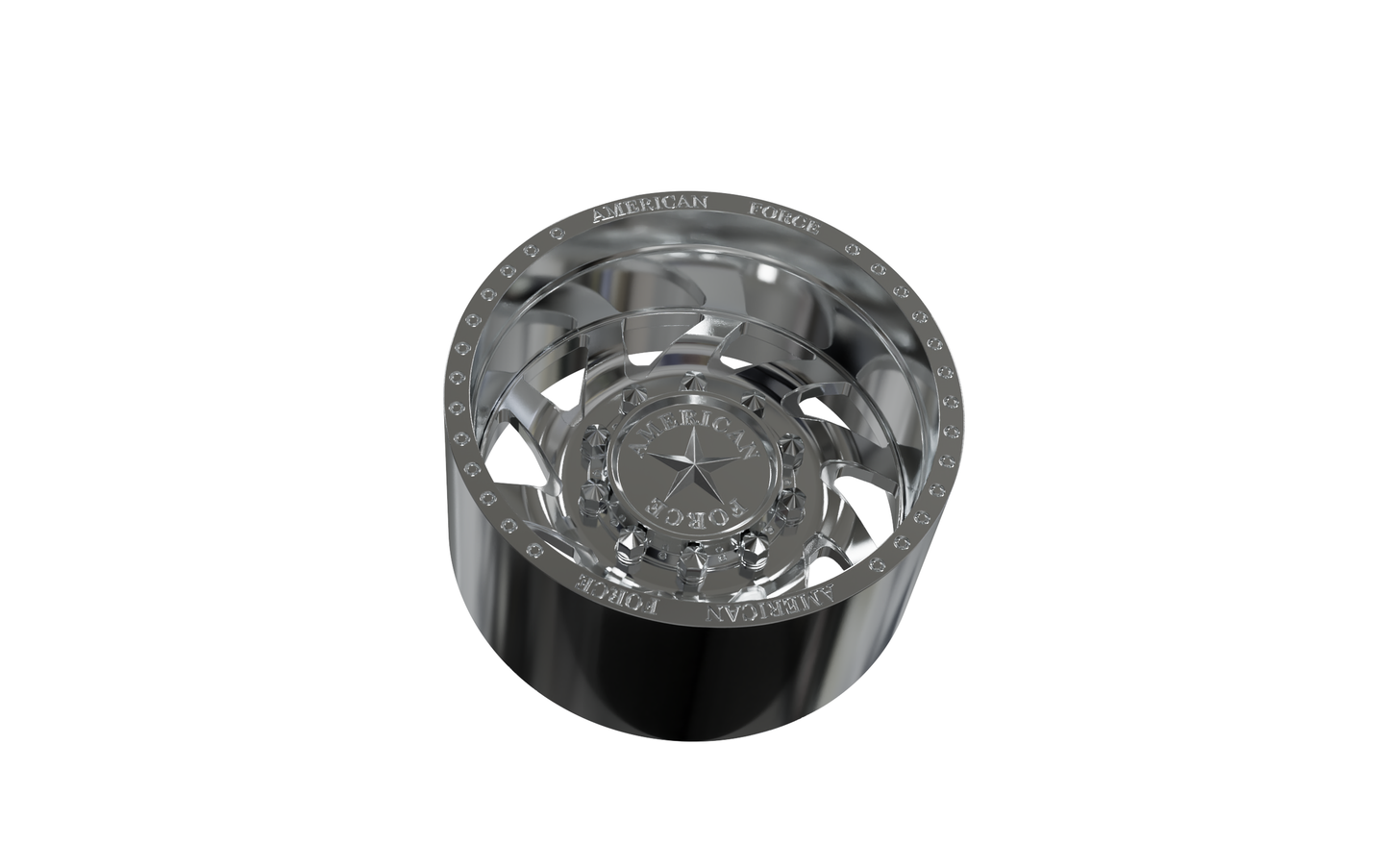 STL FILE REAR AMERICAN FORCE H90 TEMPEST DRW WHEEL 3D MODEL - ARTISTIT