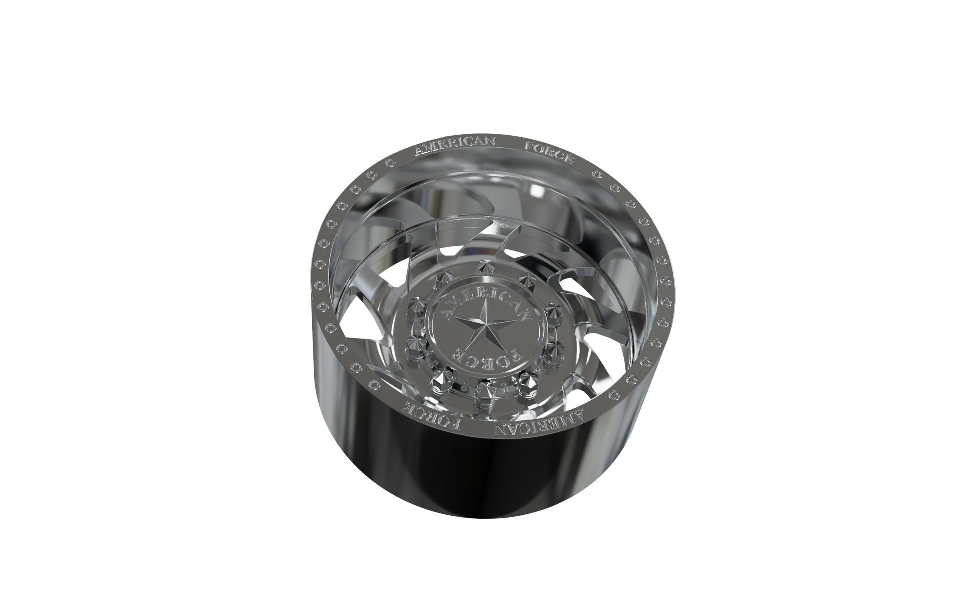 STL FILE REAR AMERICAN FORCE H90 TEMPEST DRW WHEEL 3D MODEL - ARTISTIT