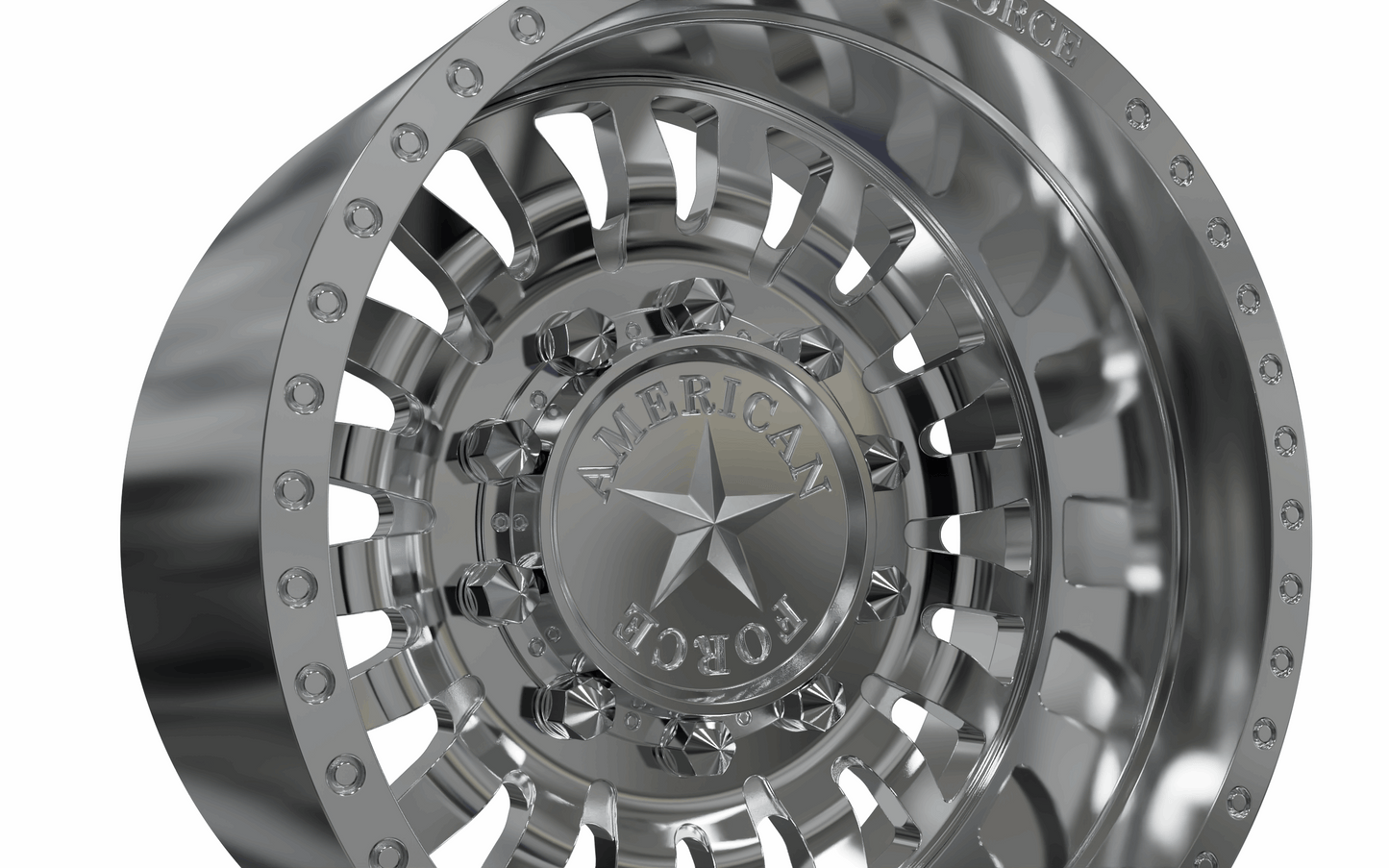 STL FILE REAR AMERICAN FORCE H91 DOOM DRW WHEEL 3D MODEL - ARTISTIT