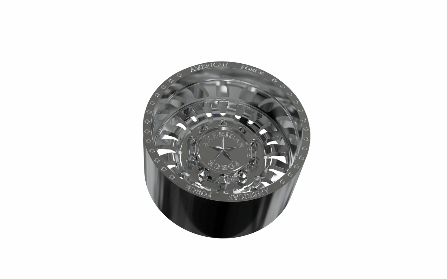 STL FILE REAR AMERICAN FORCE H91 DOOM DRW WHEEL 3D MODEL - ARTISTIT