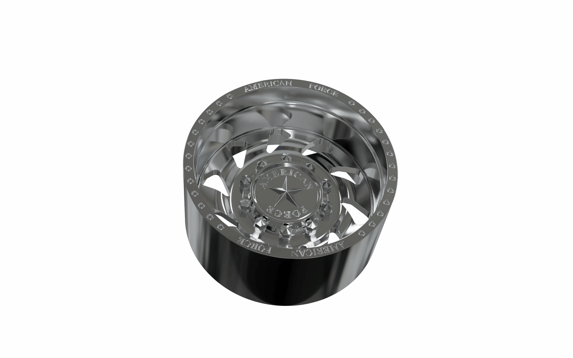 STL FILE REAR AMERICAN FORCE J02 THUNDER DRW WHEEL 3D MODEL - ARTISTIT