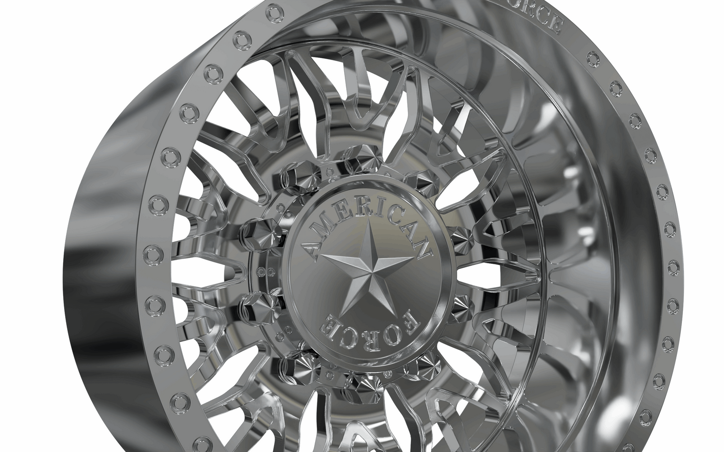 STL FILE REAR AMERICAN FORCE J03 PLAGUE DRW WHEEL 3D MODEL - ARTISTIT