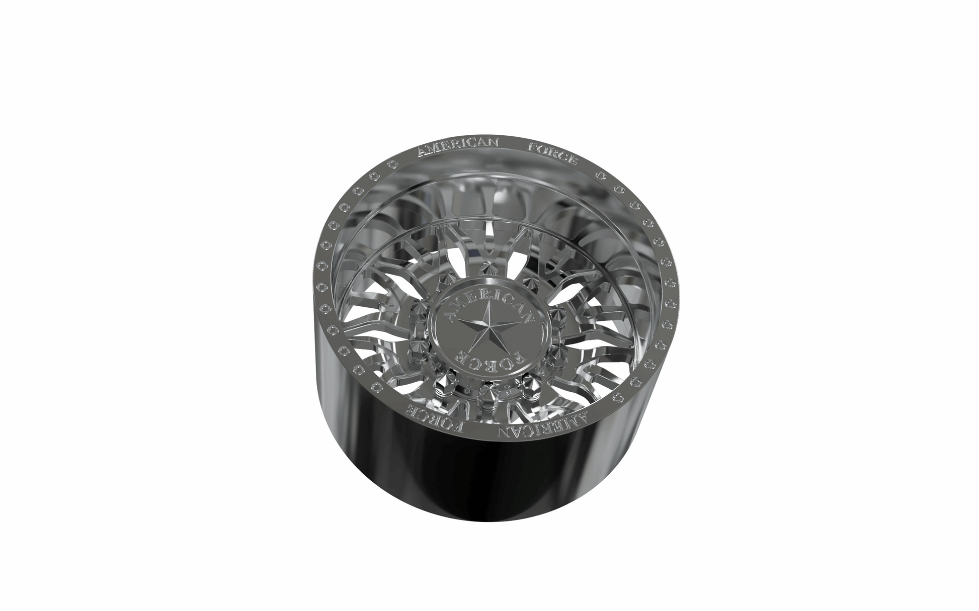 STL FILE REAR AMERICAN FORCE J03 PLAGUE DRW WHEEL 3D MODEL - ARTISTIT