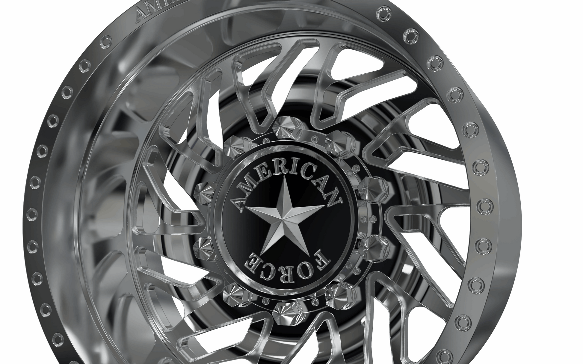 STL FILE REAR AMERICAN FORCE N13 DERANGE DRW WHEEL 3D MODEL - ARTISTIT