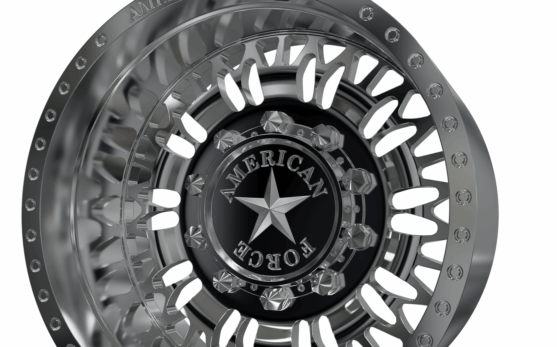 STL FILE REAR AMERICAN FORCE N16 SHOVE DRW WHEEL 3D MODEL - ARTISTIT