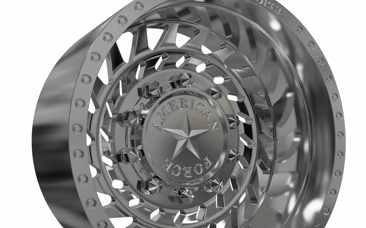 STL FILE REAR AMERICAN FORCE N18 CUTLASS DRW WHEEL 3D MODEL - ARTISTIT