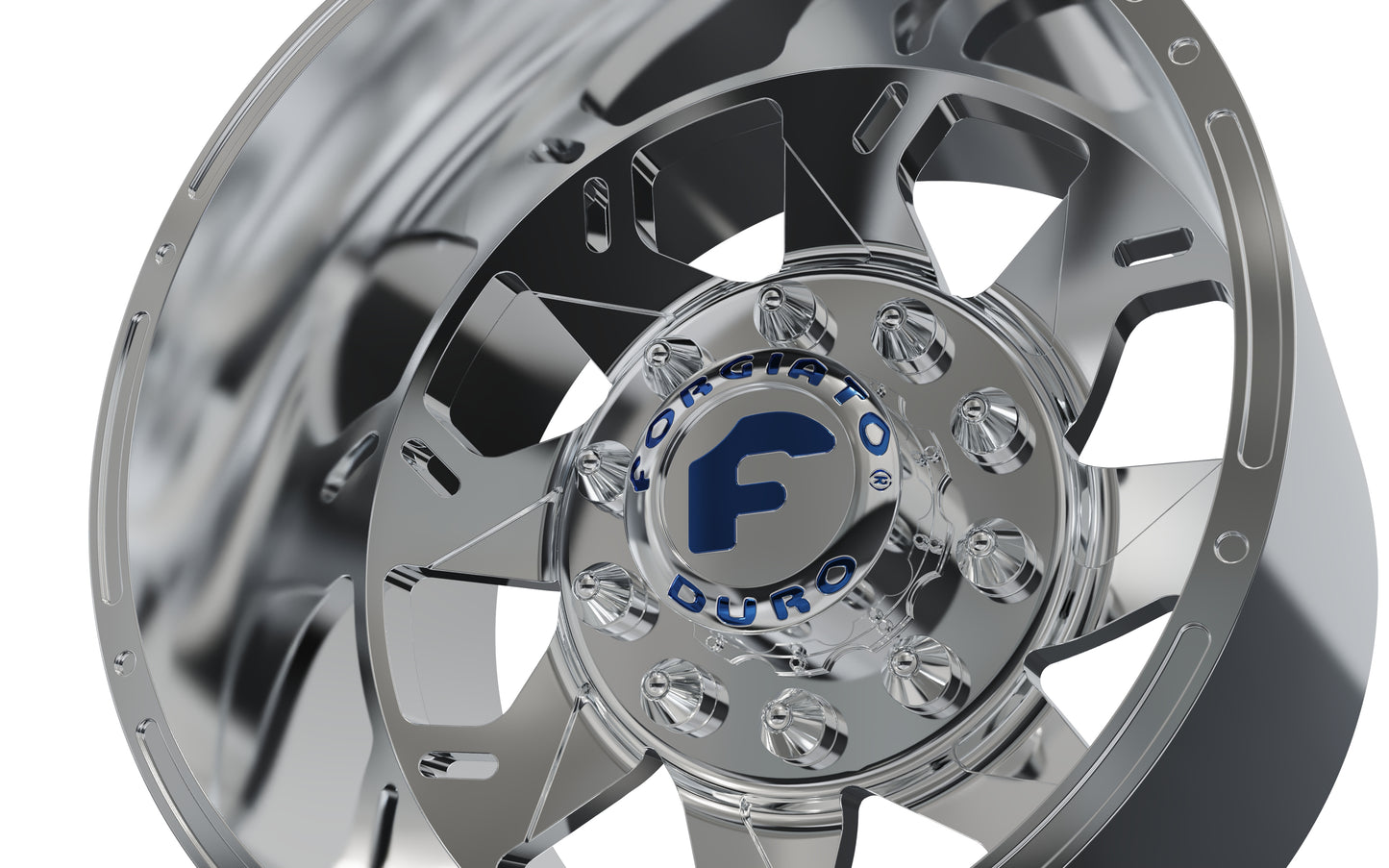 STL FILE REAR forgiato Forata DURO DUALLY WHEEL - ARTISTIT