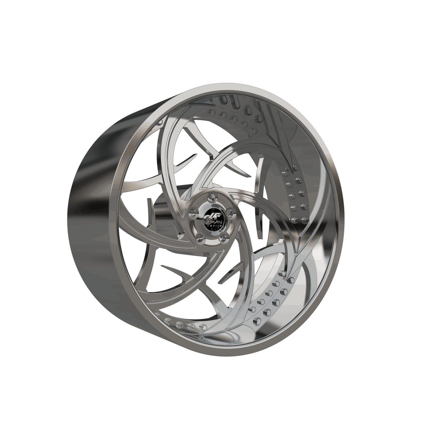 STL FILE AMANI FORGED ALVA ORIGINAL FORGED WHEEL 3D MODEL - ARTISTIT