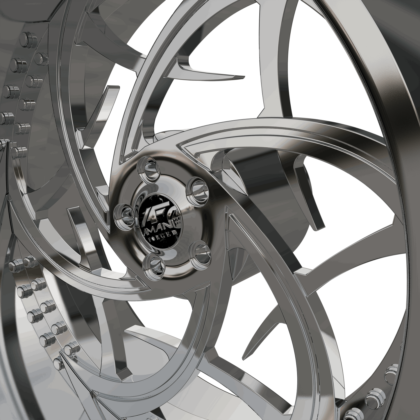 STL FILE AMANI FORGED ALVA ORIGINAL FORGED WHEEL 3D MODEL - ARTISTIT