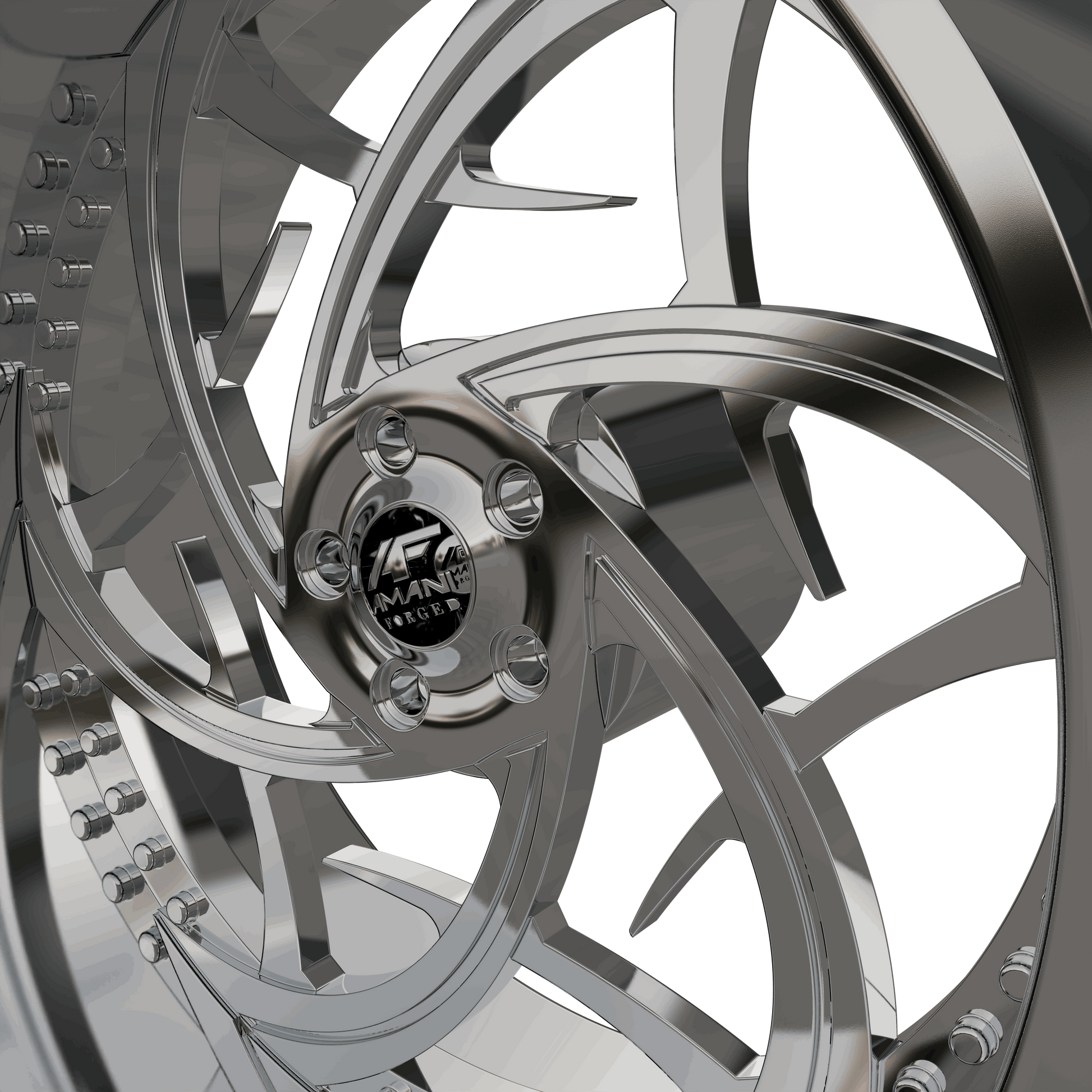 STL FILE AMANI FORGED ALVA ORIGINAL FORGED WHEEL 3D MODEL - ARTISTIT