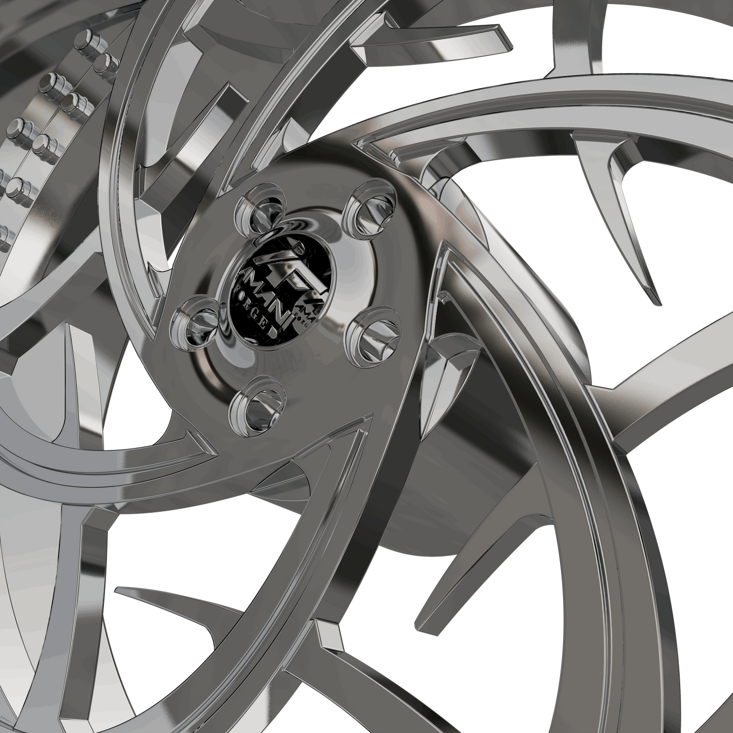 STL FILE AMANI FORGED ALVA ORIGINAL FORGED WHEEL 3D MODEL - ARTISTIT