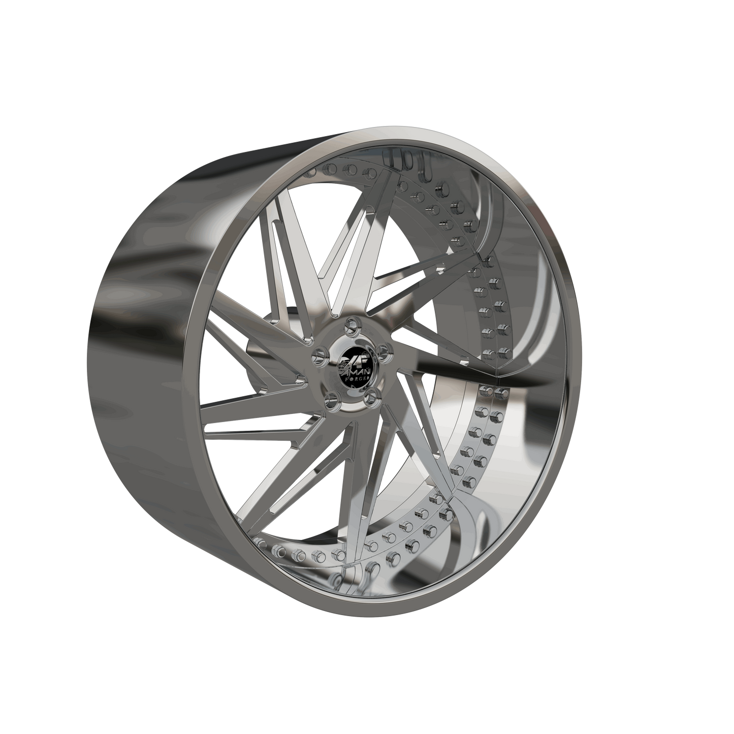 STL FILE AMANI FORGED AMAZIN ORIGINAL FORGED WHEEL 3D MODEL - ARTISTIT