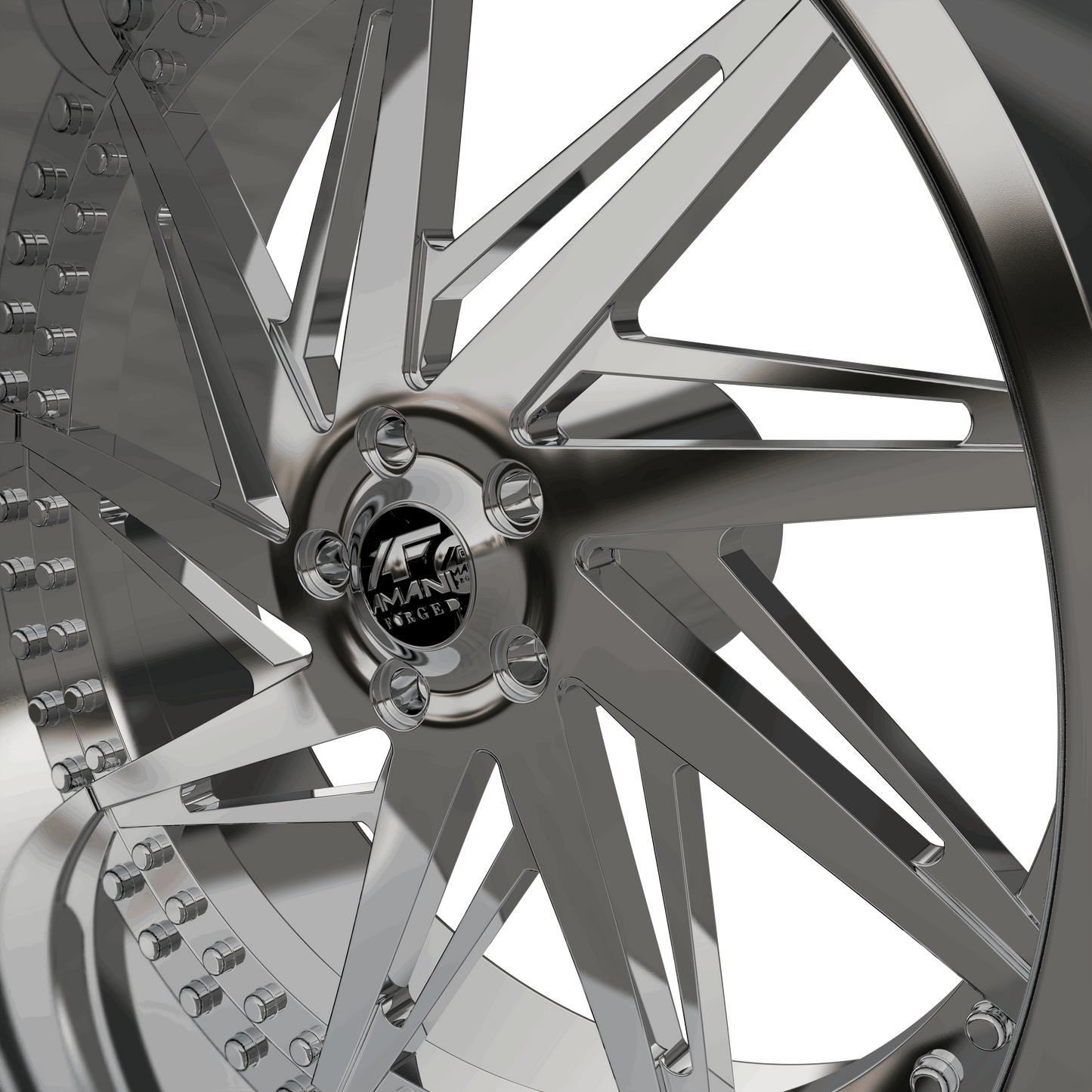 STL FILE AMANI FORGED AMAZIN ORIGINAL FORGED WHEEL 3D MODEL - ARTISTIT