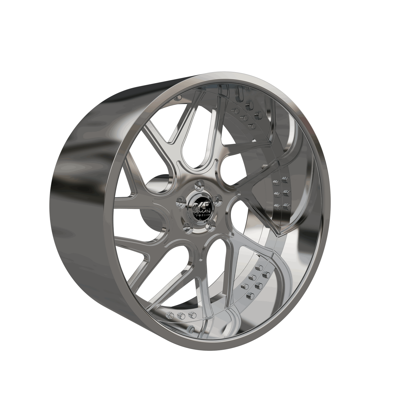 STL FILE AMANI FORGED Apollo ORIGINAL FORGED WHEEL 3D MODEL - ARTISTIT
