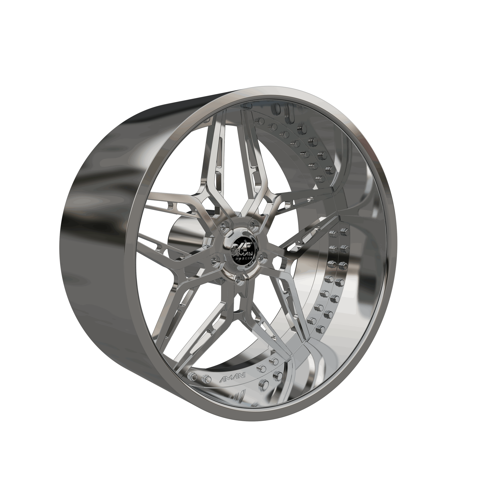 STL FILE AMANI FORGED ARAGON ORIGINAL FORGED WHEEL 3D MODEL - ARTISTIT