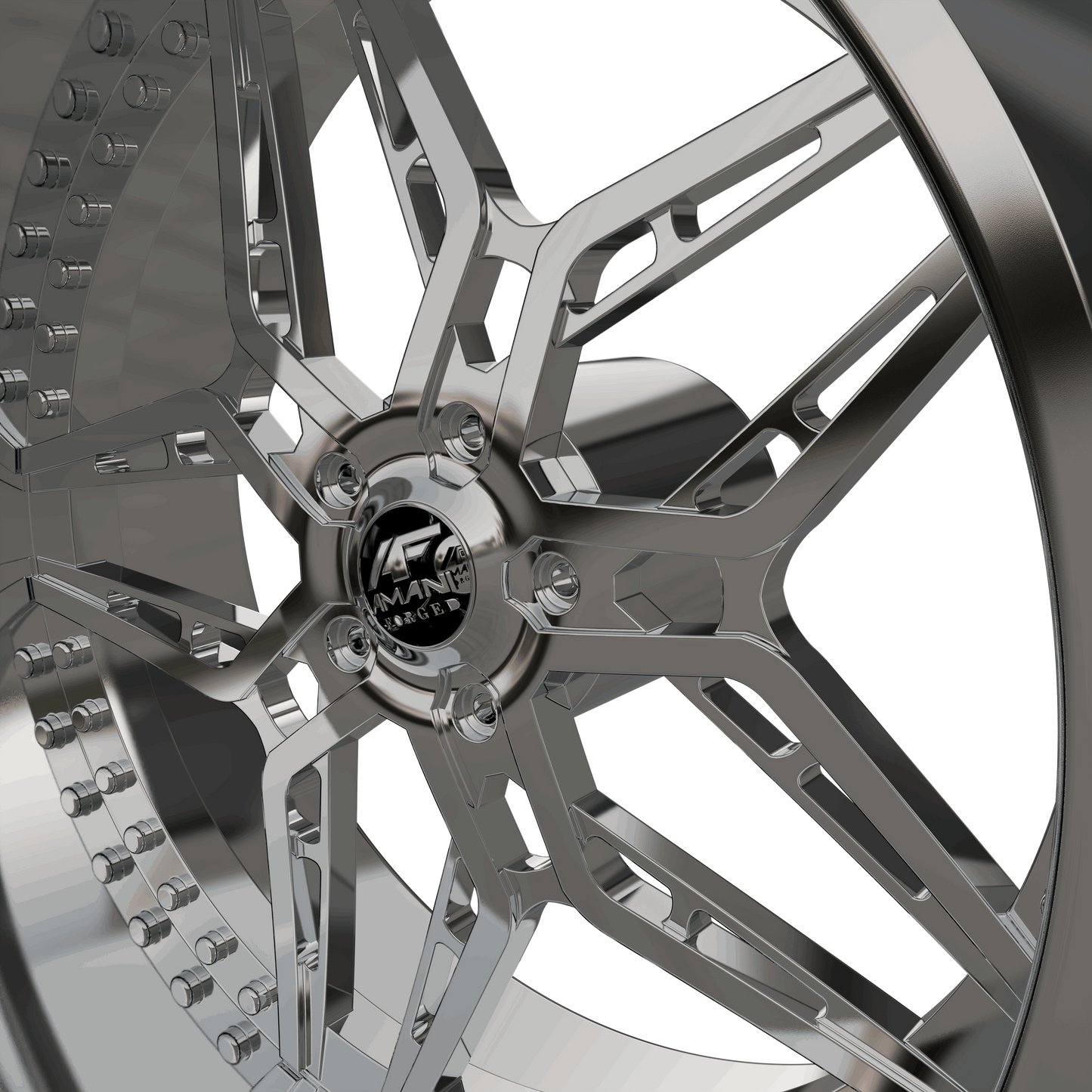 STL FILE AMANI FORGED ARAGON ORIGINAL FORGED WHEEL 3D MODEL - ARTISTIT