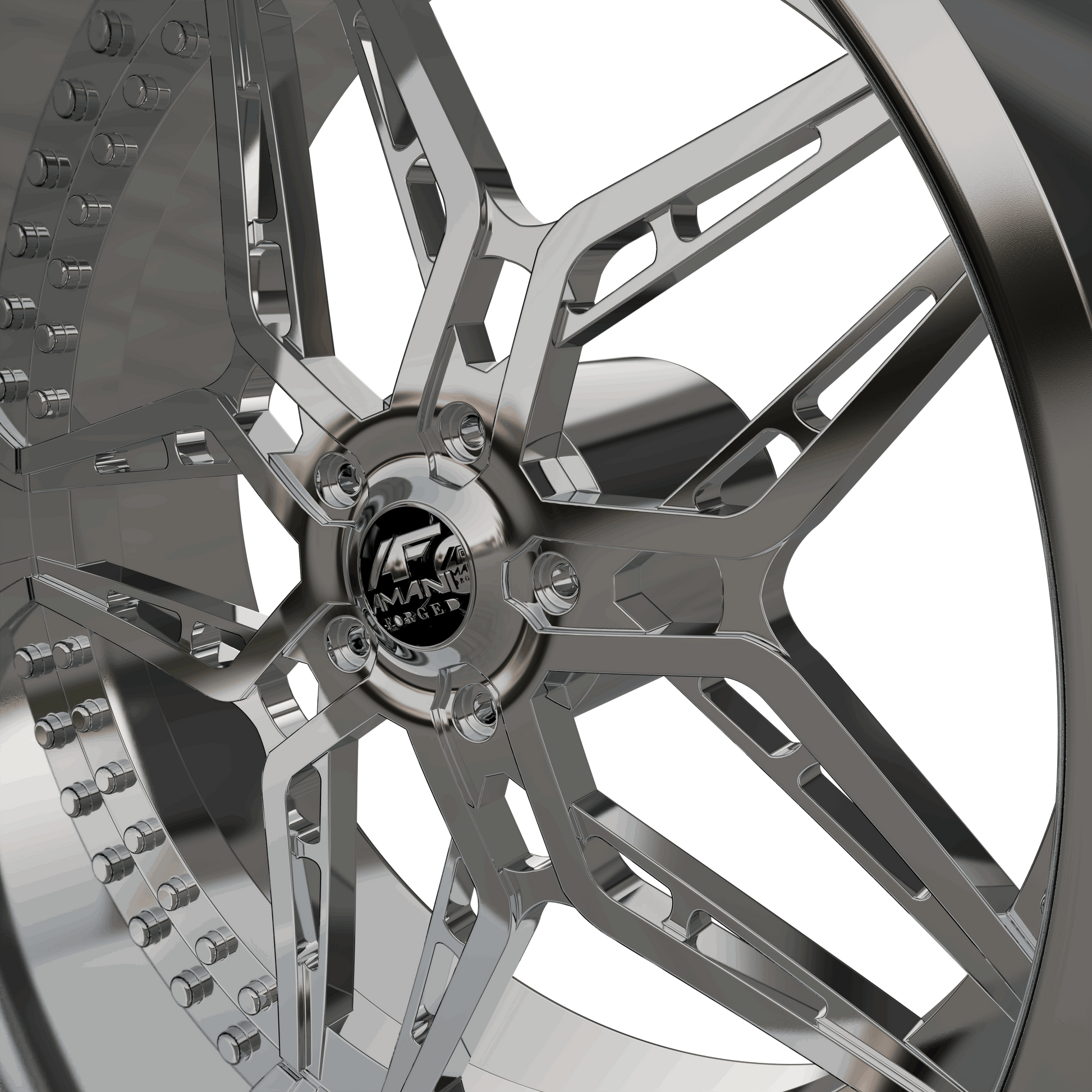 STL FILE AMANI FORGED ARAGON ORIGINAL FORGED WHEEL 3D MODEL - ARTISTIT