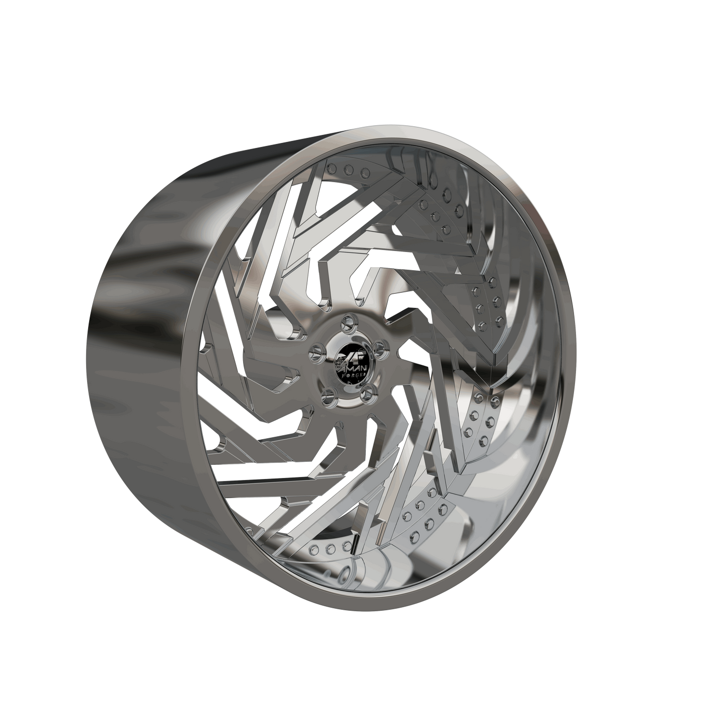 STL FILE AMANI FORGED Adesso ORIGINAL FORGED WHEEL 3D MODEL - ARTISTIT