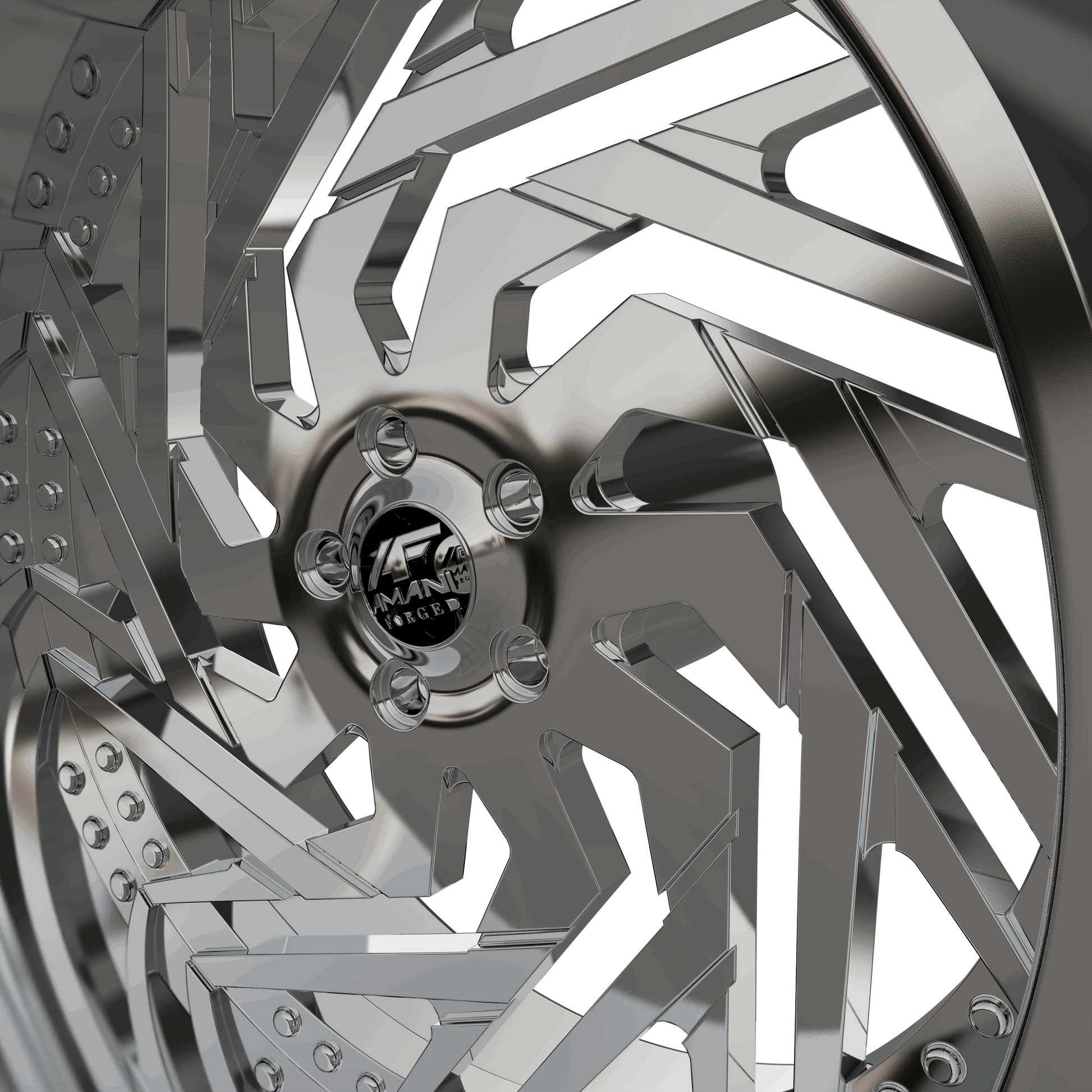 STL FILE AMANI FORGED Adesso ORIGINAL FORGED WHEEL 3D MODEL - ARTISTIT