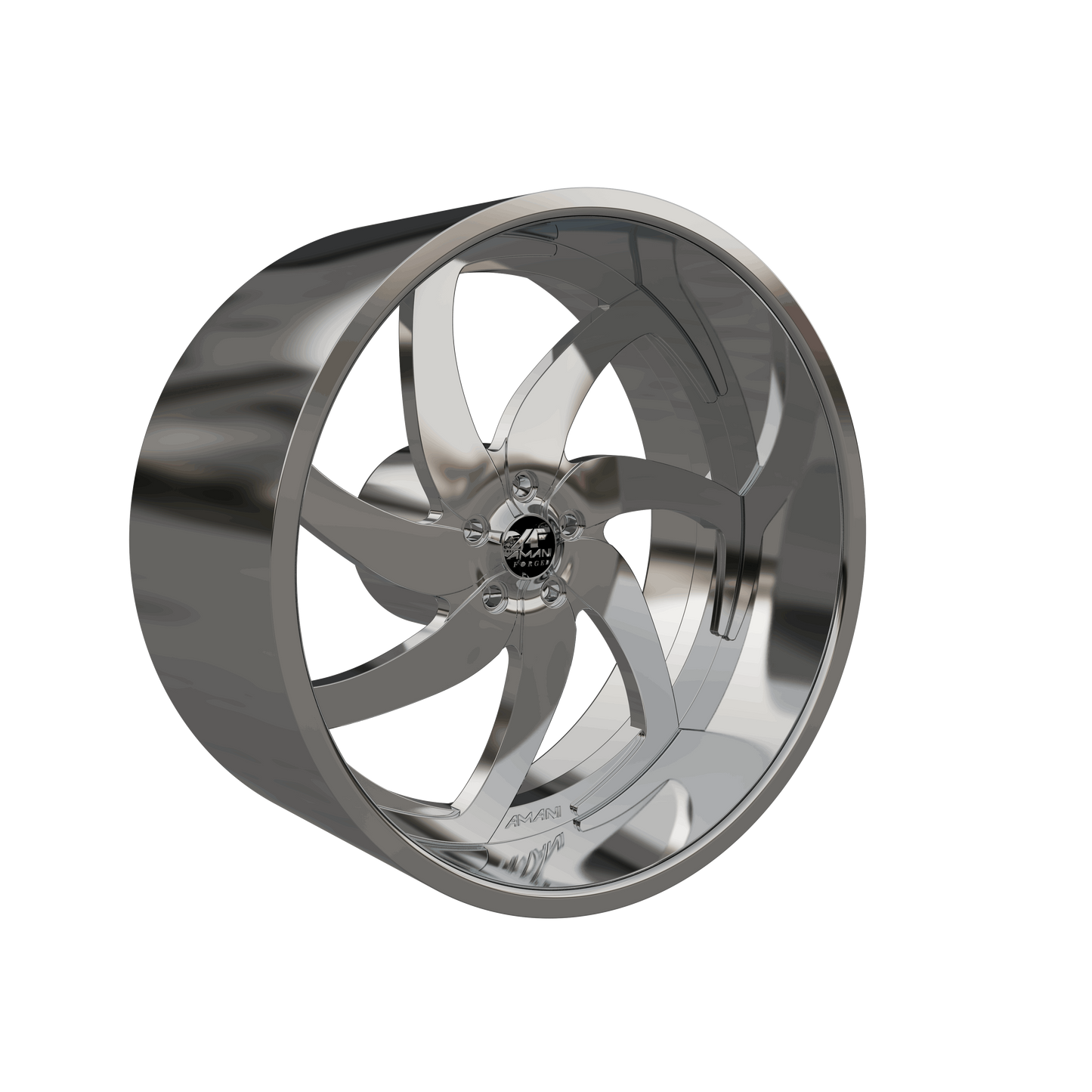 STL FILE AMANI FORGED ARGON ORIGINAL FORGED WHEEL 3D MODEL - ARTISTIT